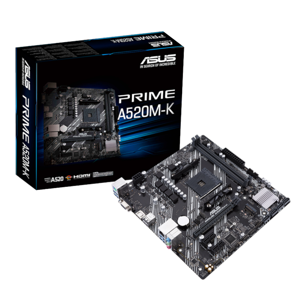 ASUS PRIME A520M AM4 M-ATX Gaming Motherboard
