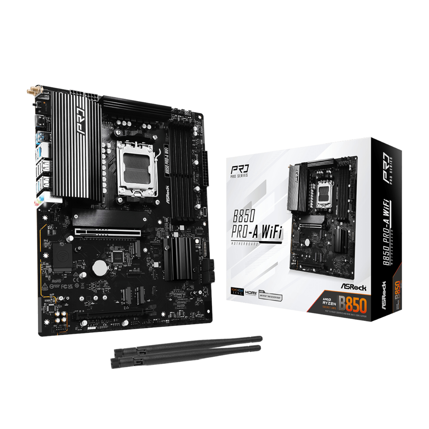 ASRock B850 Pro-A WiFi AM5 AMD Motherboard
