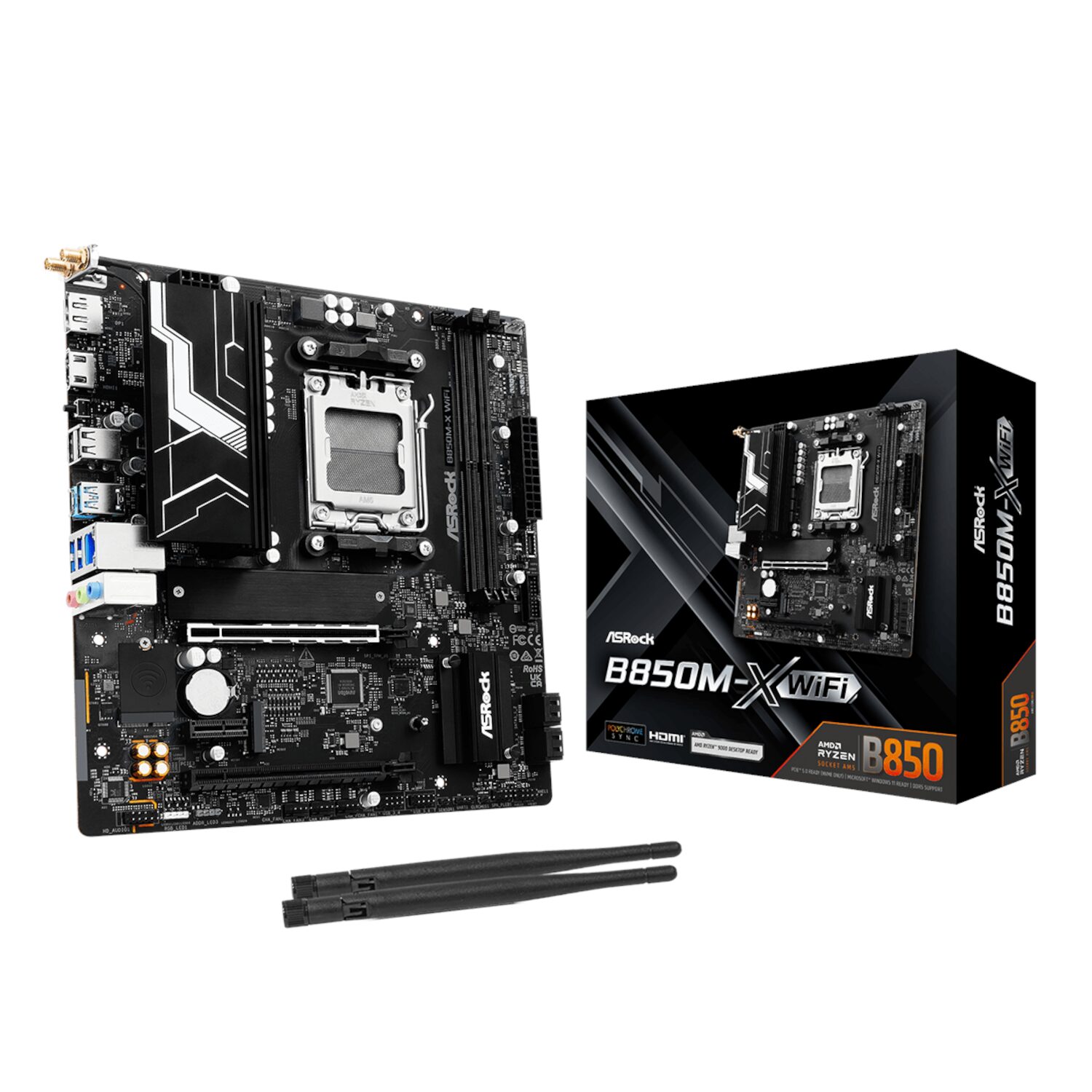 ASRock B850M X WiFi AMD AM5 MATX Gaming Motherboard