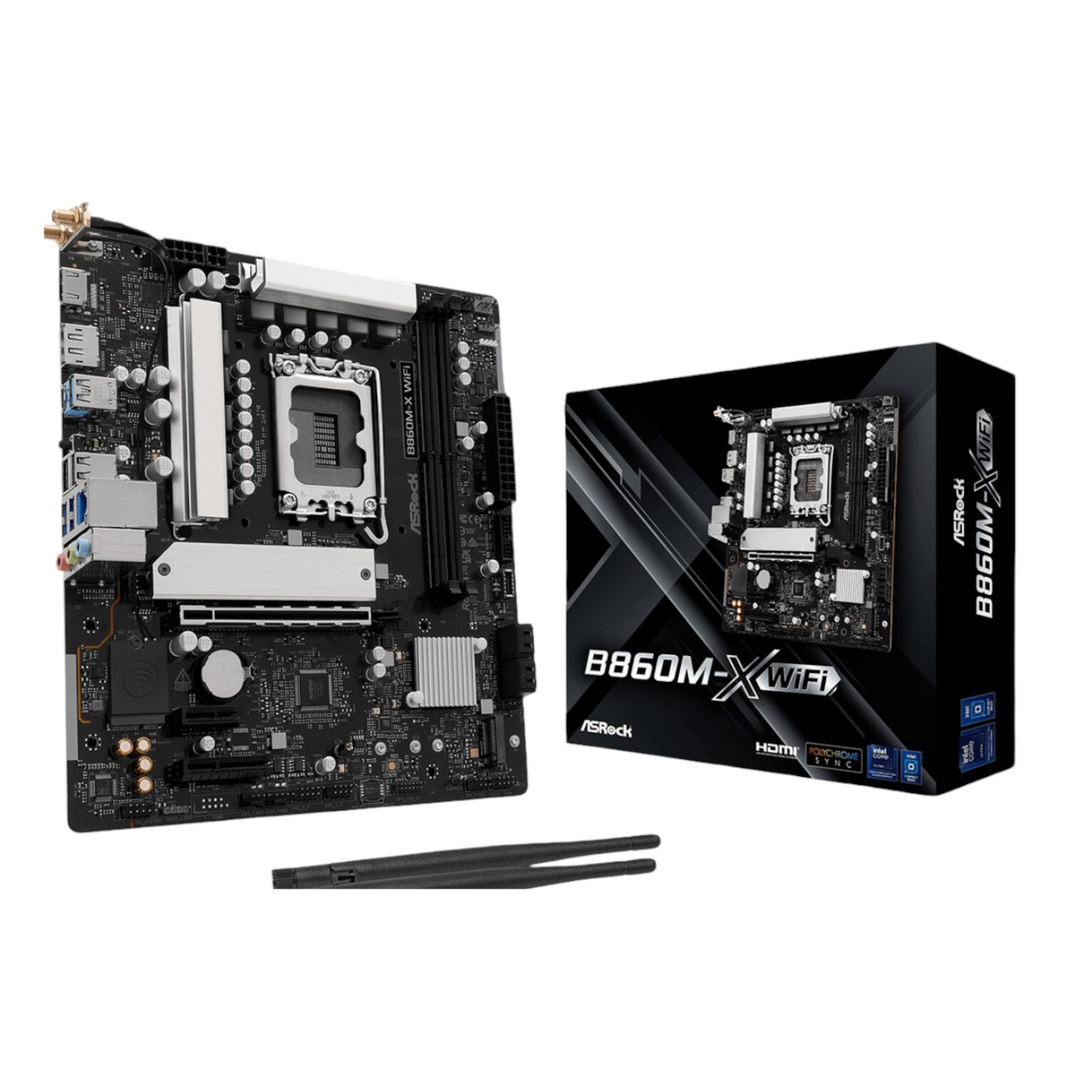 ASRock B860M X WiFi Intel LGA1851 MATX Gaming Motherboard