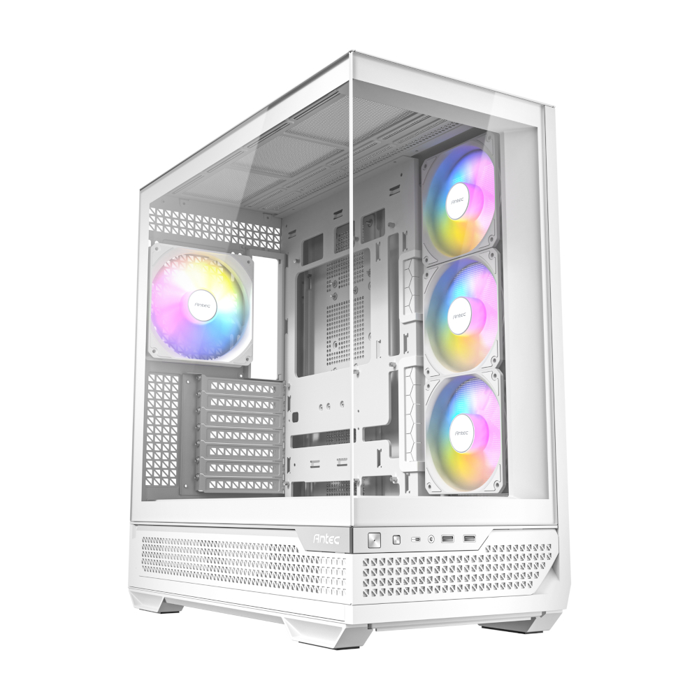 Antec C7 ARGB E-ATX | ATX | Micro-ATX | ITX ARGB Mid-Tower Gaming Chassis - White