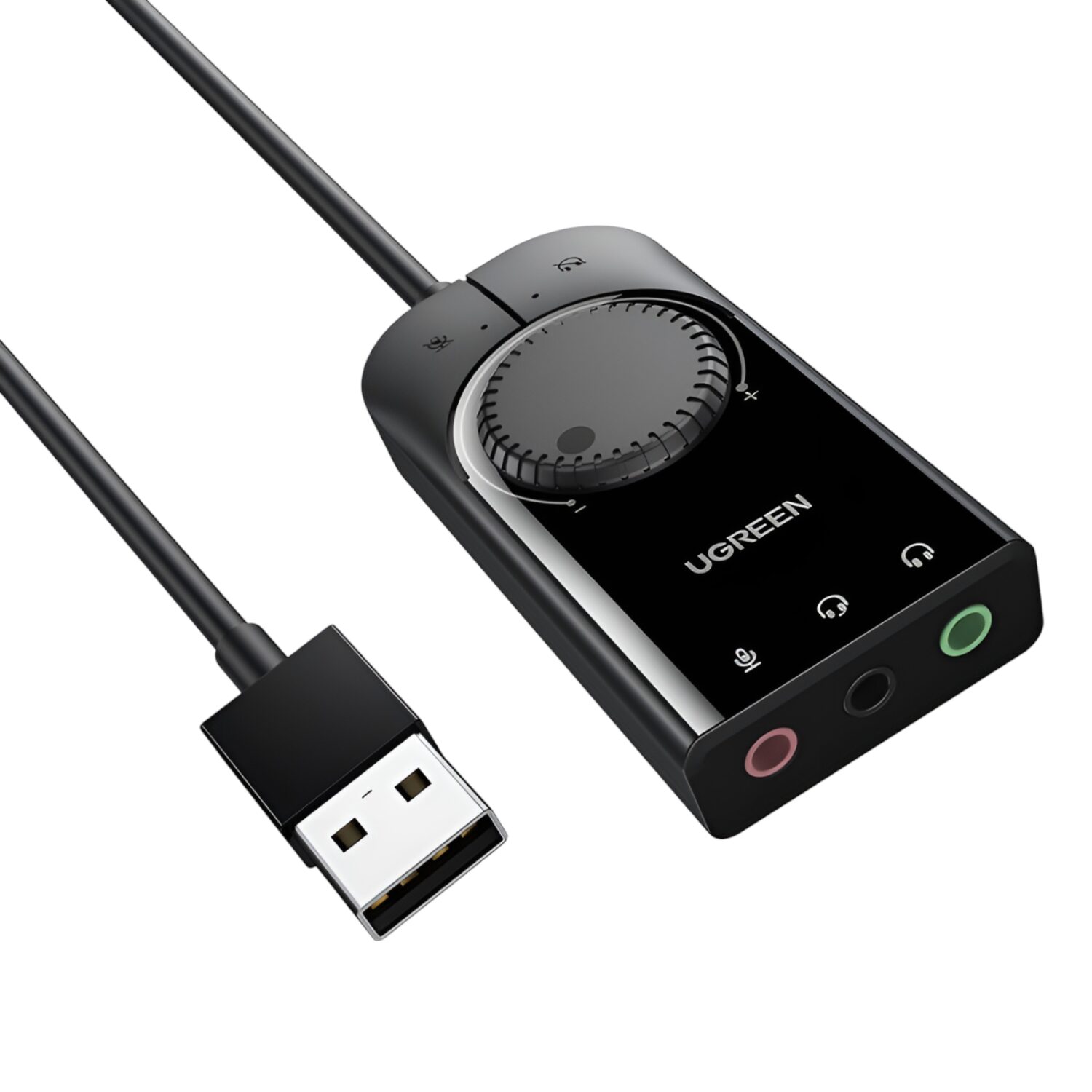 UGREEN USB External Stereo Sound Adapter 15cm (Black)