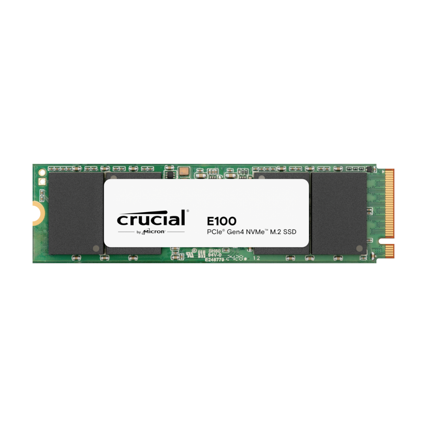 Crucial E100 480GB M.2 NVMe 3D NAND SSD