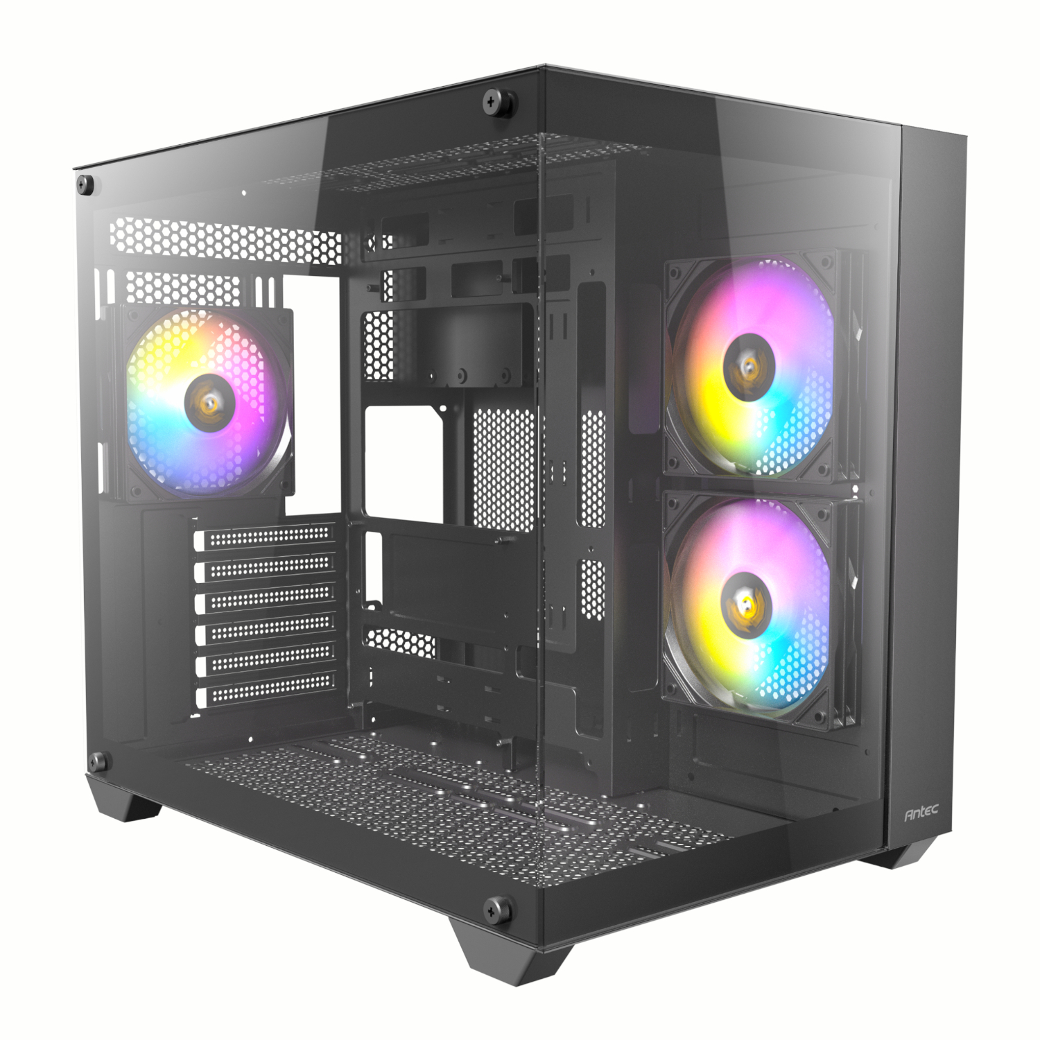 Antec CX800 ARGB ATX | Micro-ATX | ITX RGB Mid-Tower Dual Chamber Gaming Chassis - Black