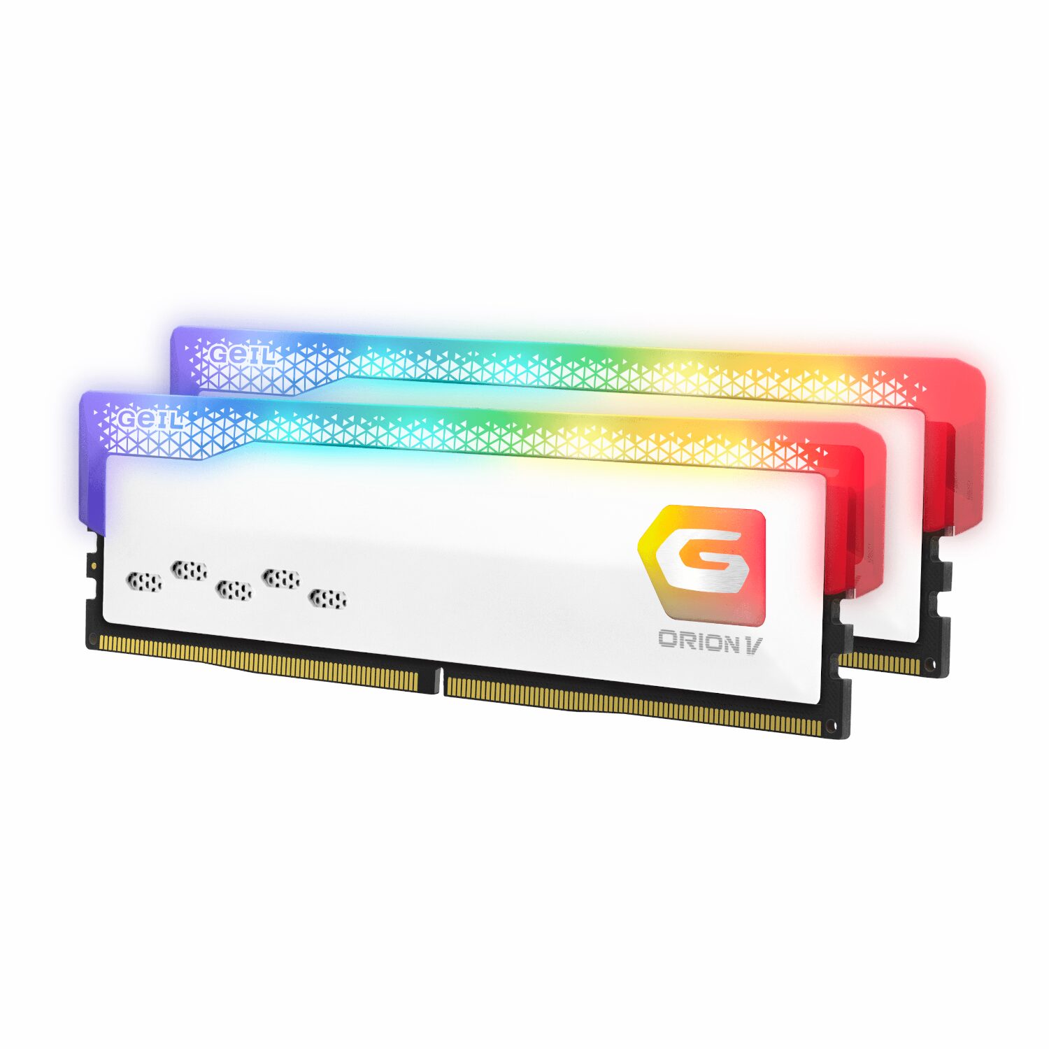Geil Orion RGB 32GB KIT(2X16GB) 6000MHz DDR5 Desktop Gaming Memory - White
