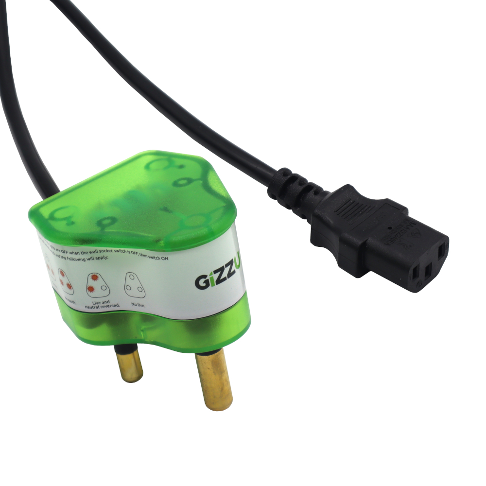 Gizzu Surge Protector 16A to IEC 1.5mm / 1.5m