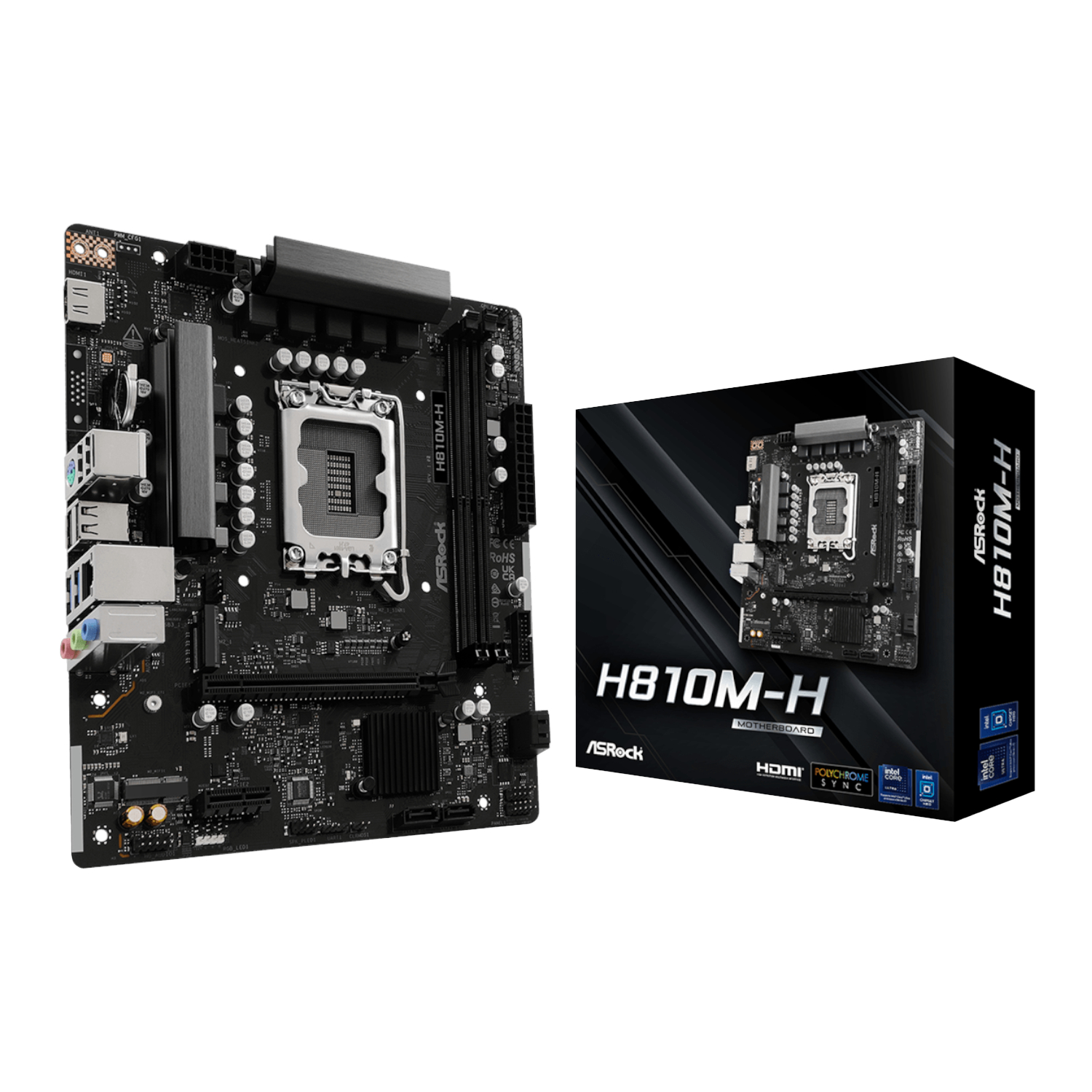ASROCK H810M-H LGA 1851 Intel Motherboard