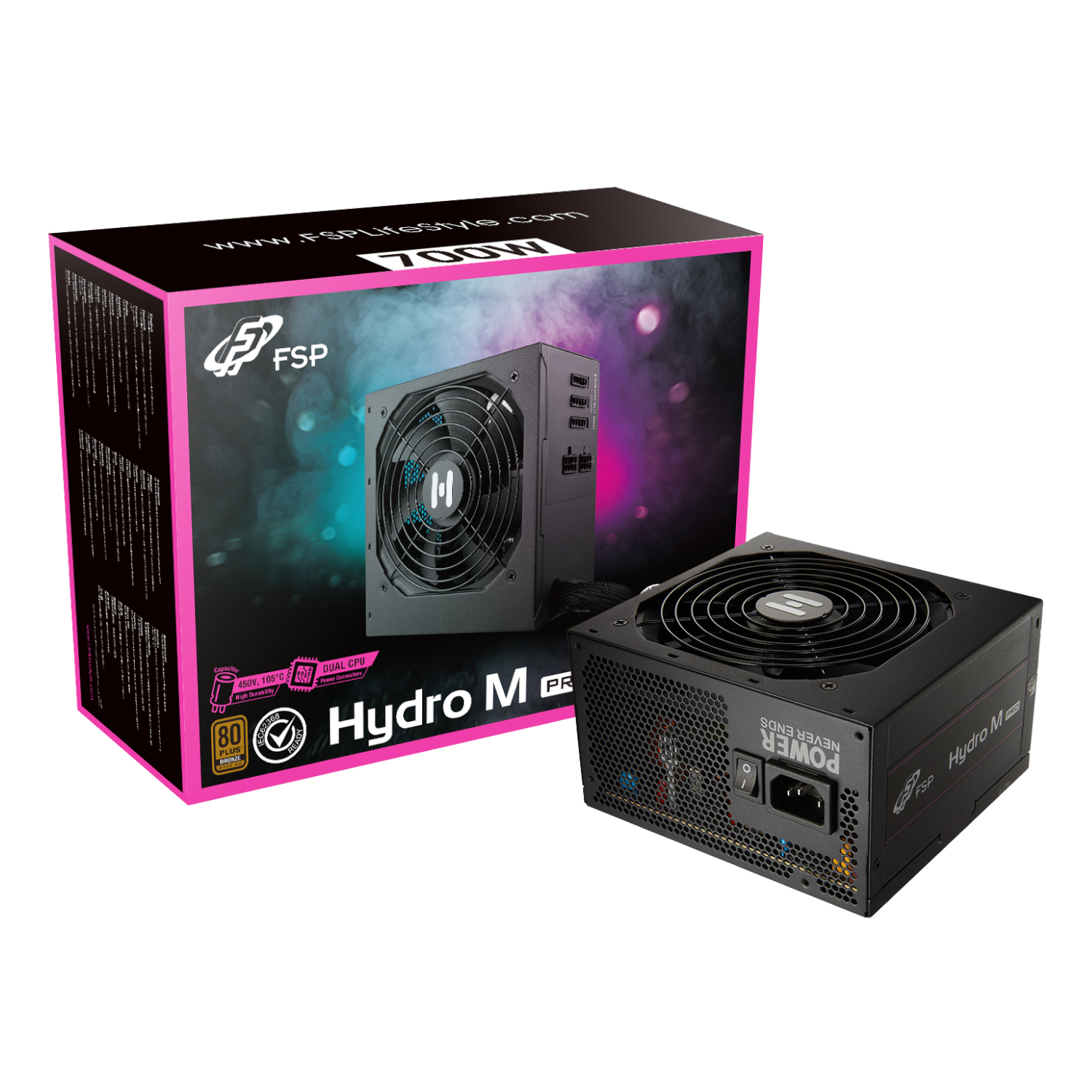 FSP Hydro Pro M 700W Gen5 Semi-Modular PSU