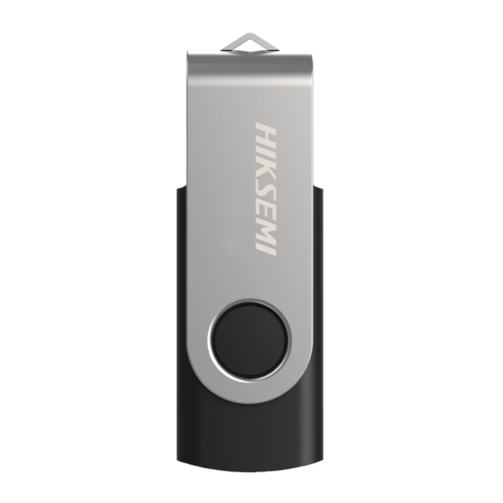 Hiksemi Rotary 32GB USB3 Flash Drive - Silver Black