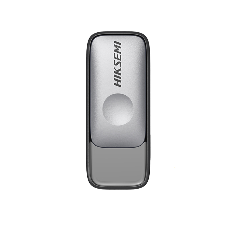 Hiksemi Pully 128GB USB3.2 Flash Drive - Silver Black