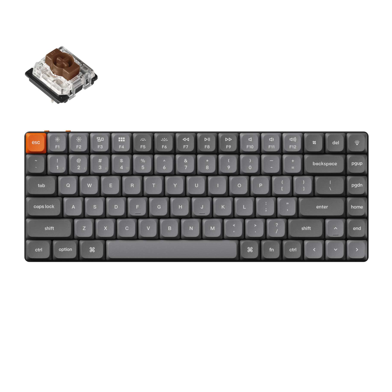 Keychron K3 Max 75% Brown Switches Hot-Swap Gateron low profile RGB Wireless Keyboard