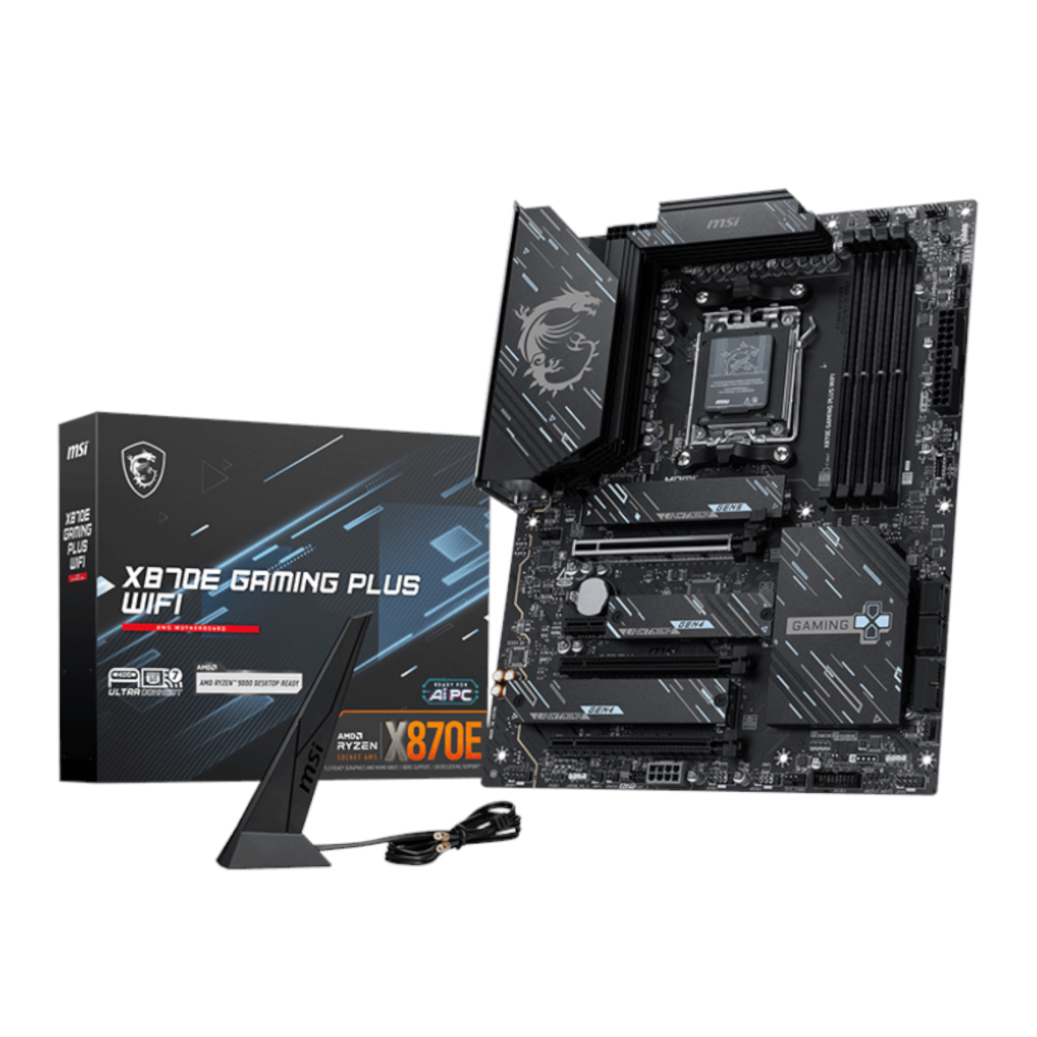 MSI MAG X870E GAMING PLUS WiFi AMD AM5 ATX Gaming Motherboard