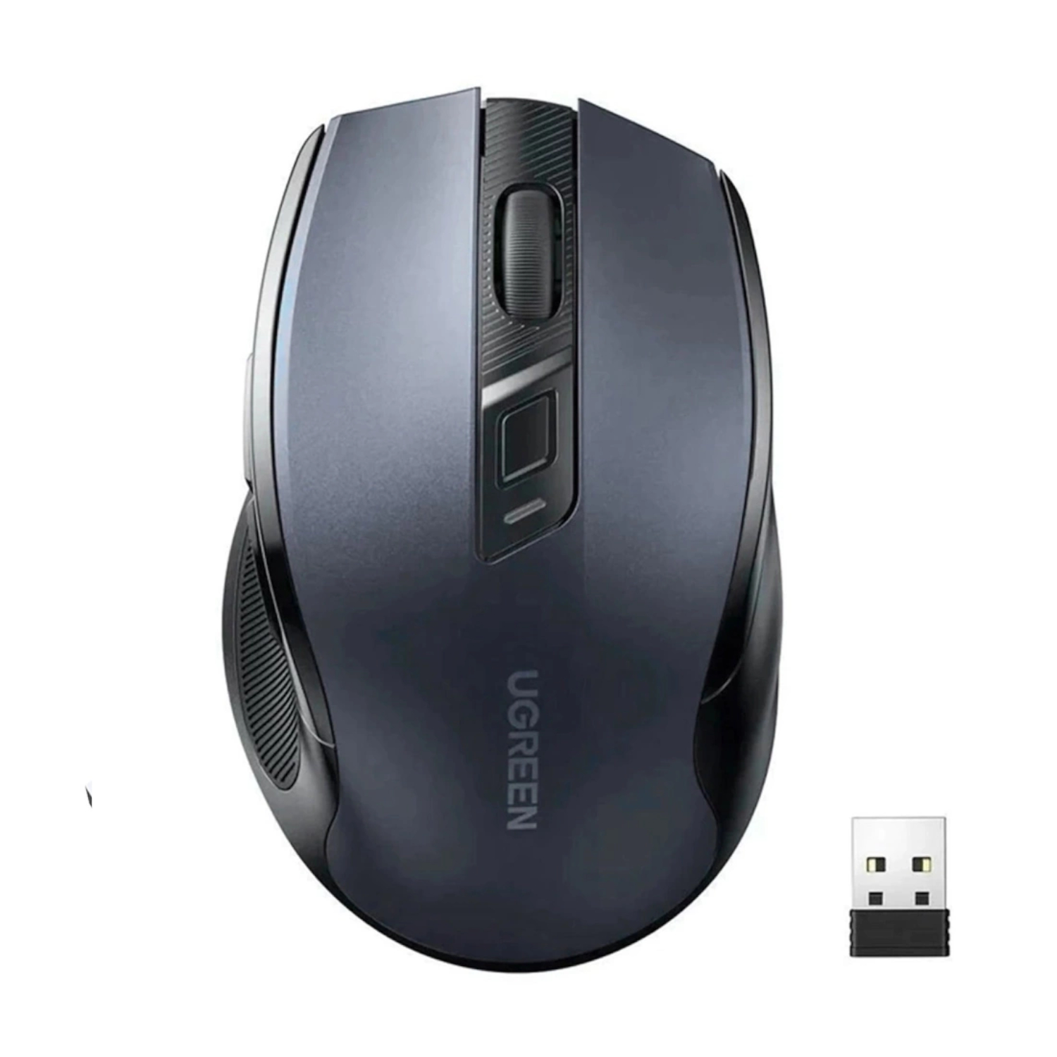 UGREEN Ergonomic Wireless Mouse (2.4G & BT) - Black