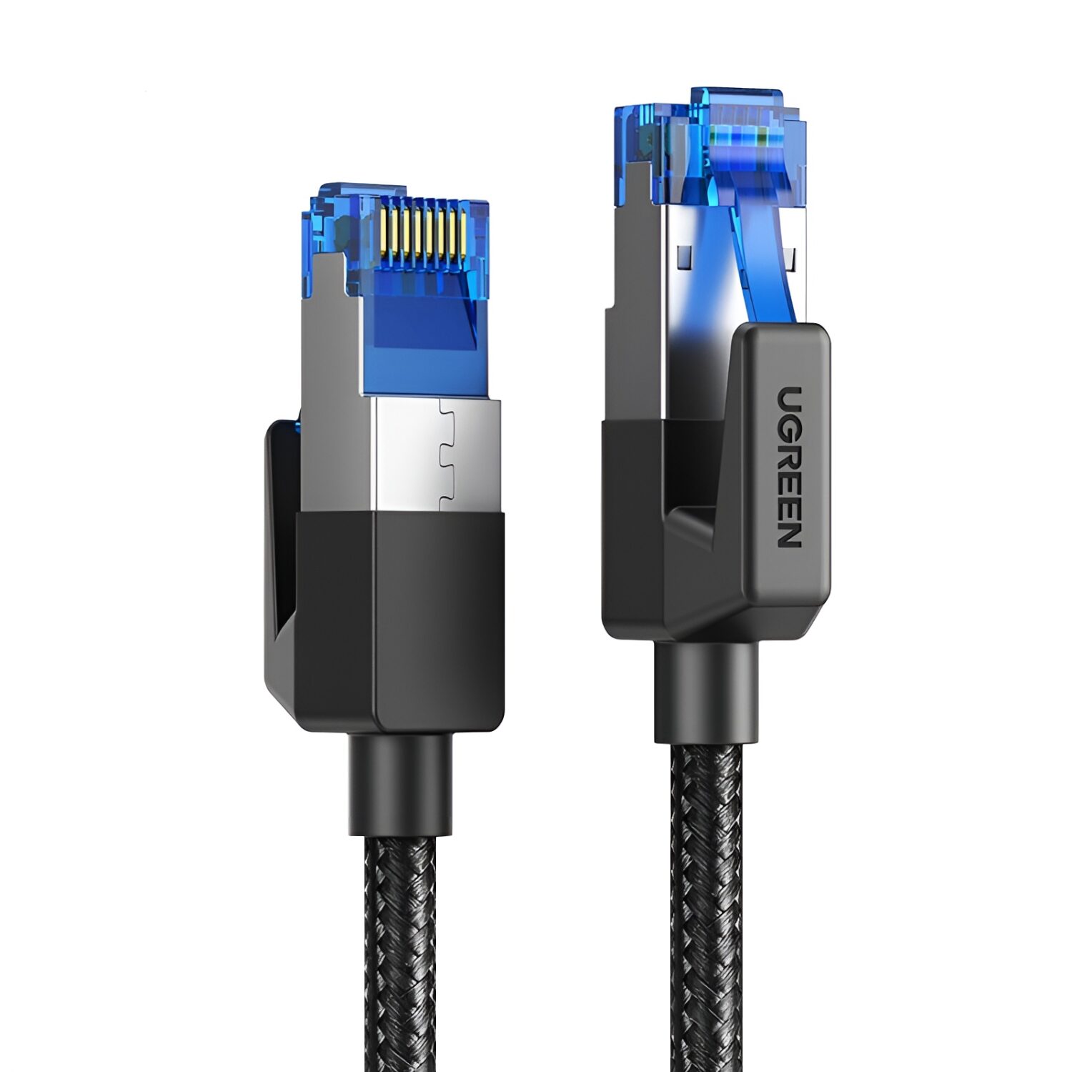 UGREEN CAT8 Shielded Round Braided Cable Modular Plugs 1m