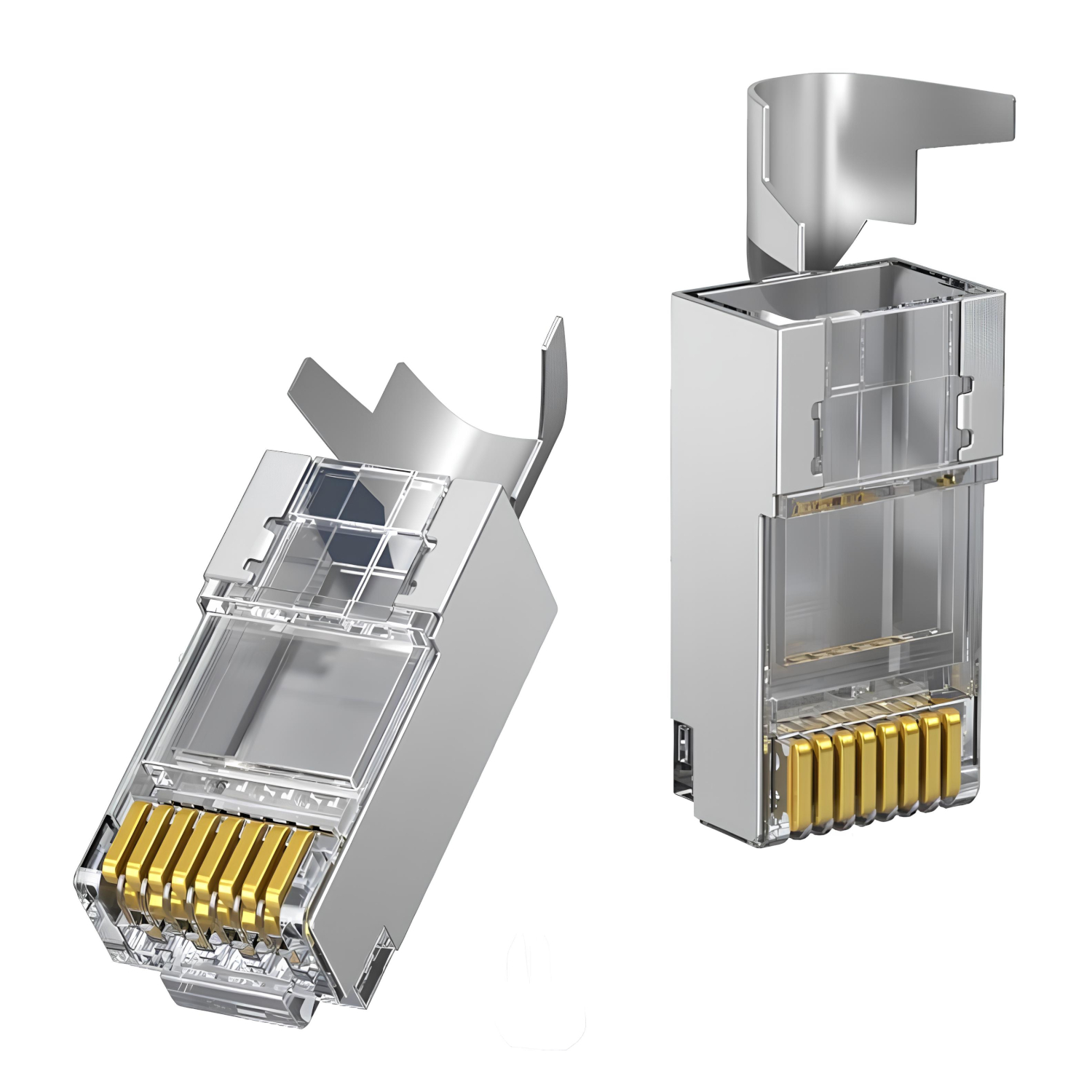 UGREEN Cat7 FTP Shielded Crystal head gold-plated 50U 10pack