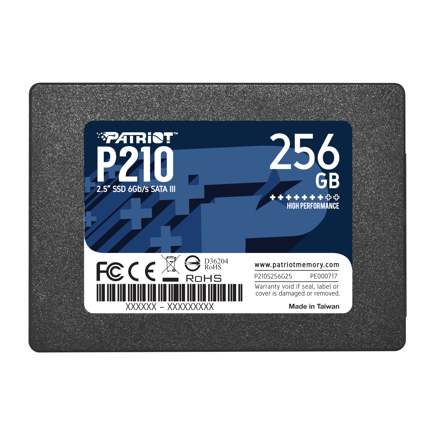 Patriot P210 256GB 2.5" SSD