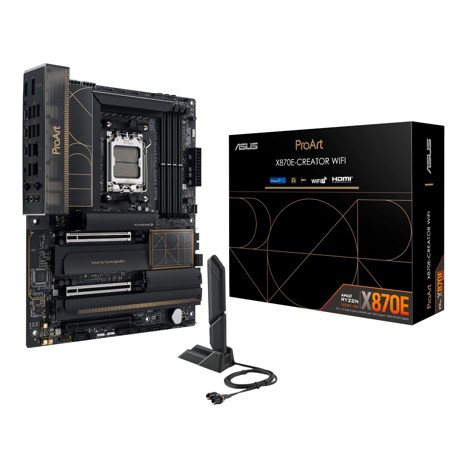 ASUS ProArt X870E CREATOR WIFI AM5 ATX Gaming Motherboard