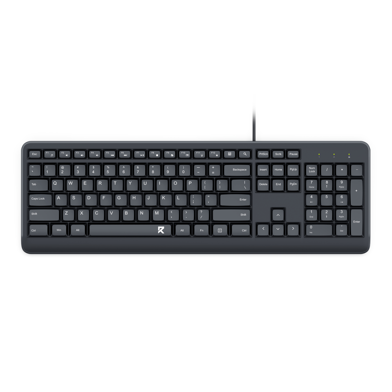 REDRAGON Wired Office Keyboard - Black