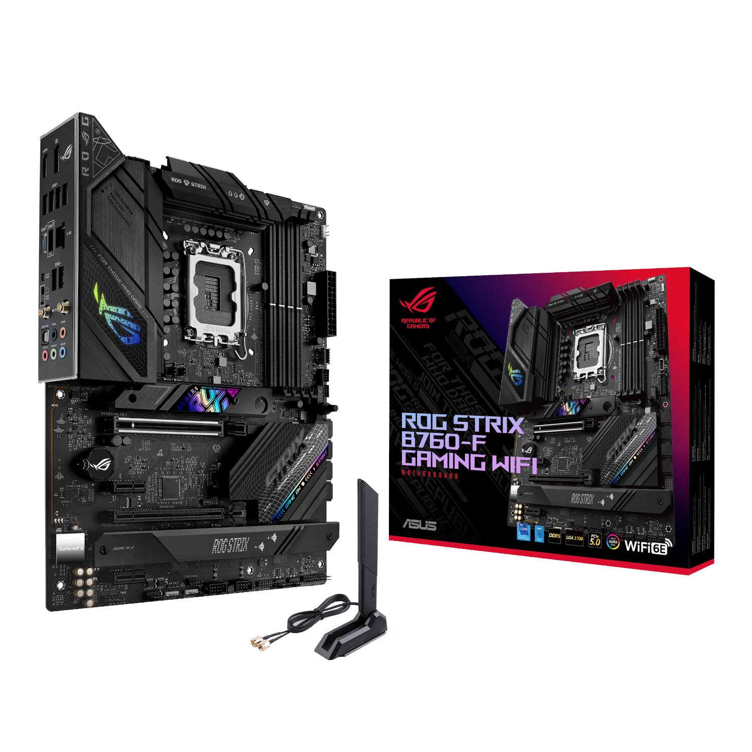 ASUS ROG STRIX B760-F Gaming WIFI LGA 1700 ATX Gaming Motherboard