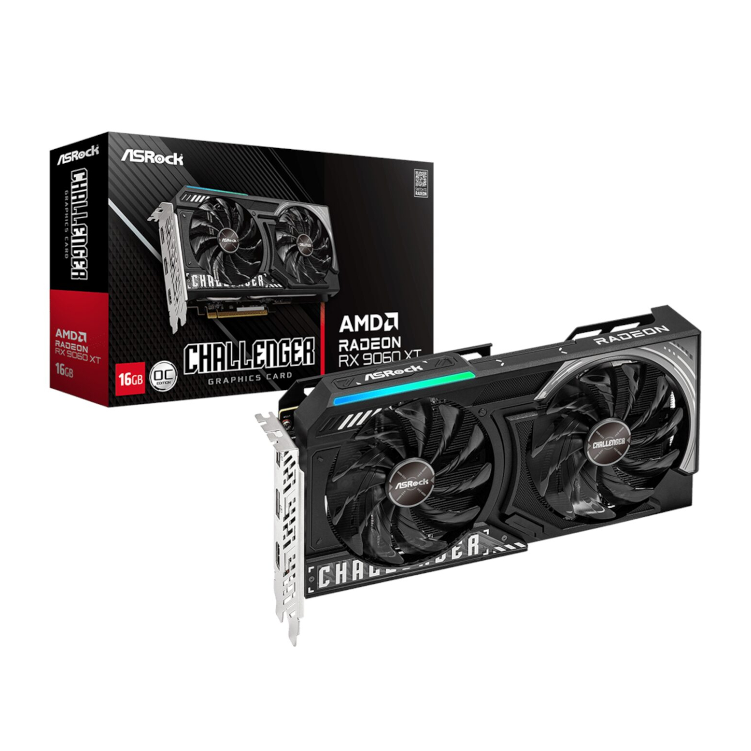 ASRock Radeon RX9060 XT Challenger 16G Graphics Card