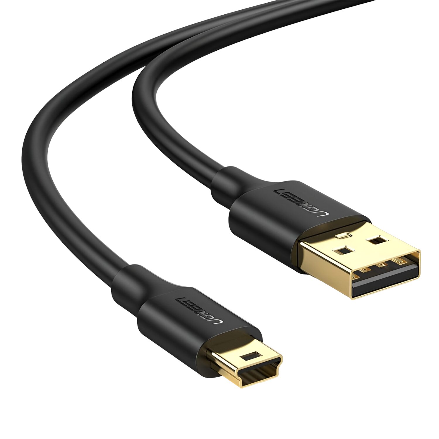 UGREEN USB 2.0 A Male to Mini 5 Pin Male Cable 2m (Black)