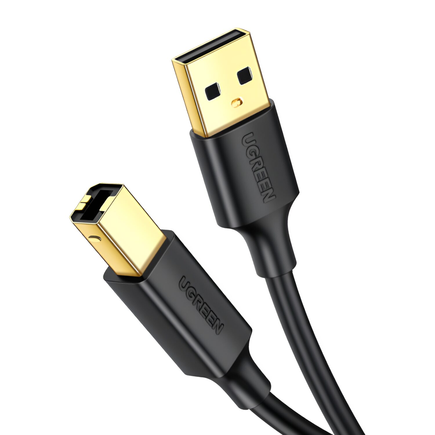 UGREEN USB 2.0 AM to BM Print Cable 2m (Black)