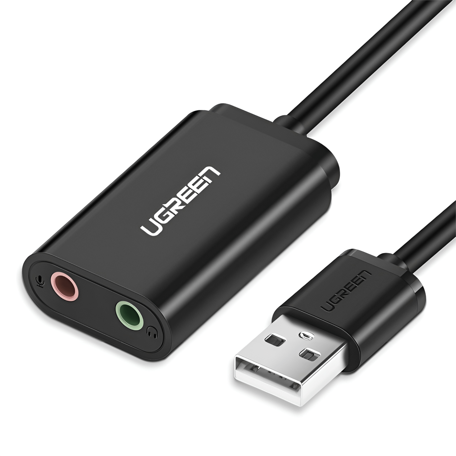 UGREEN USB 3.5mm External Sound Adapter (Black)