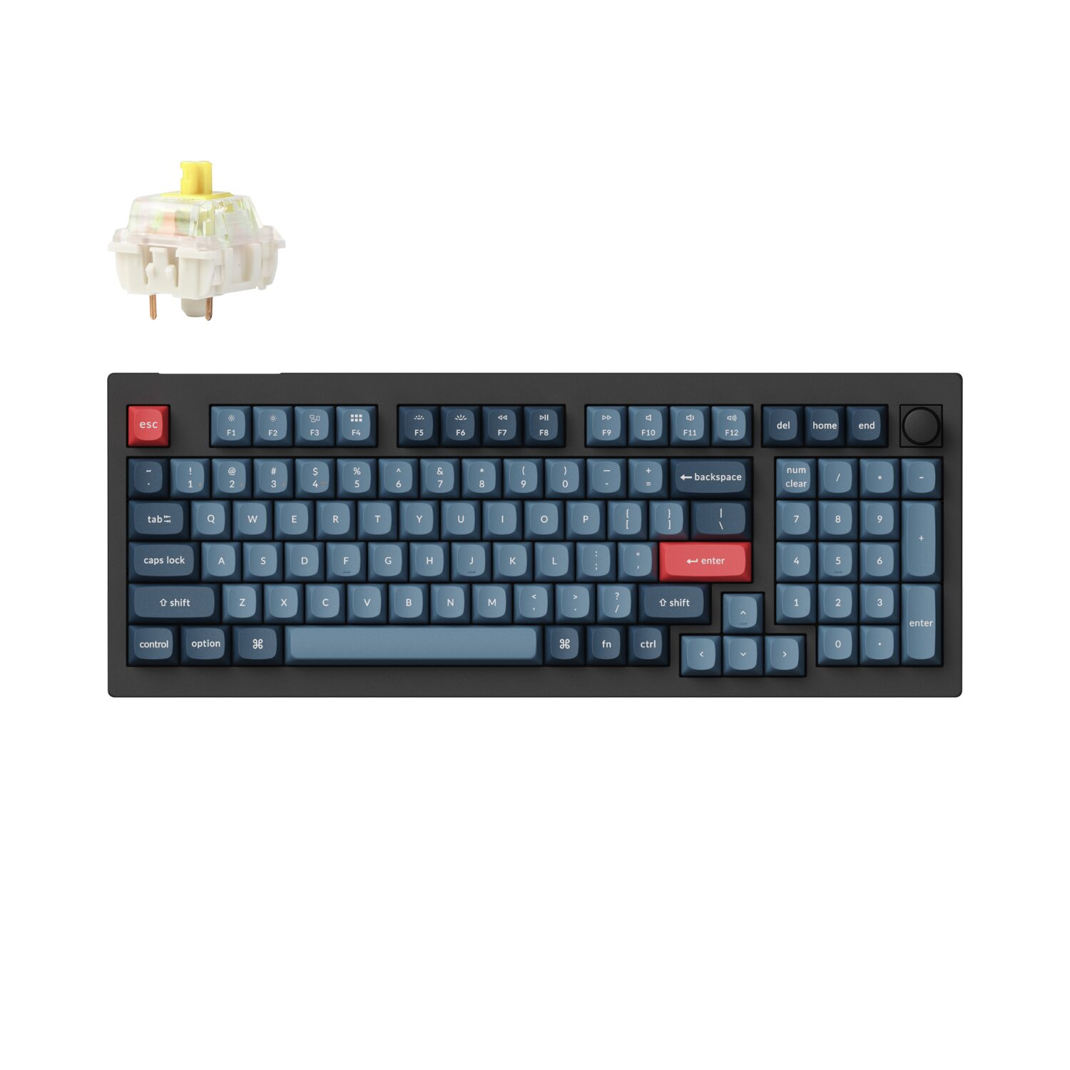 Keychron V5 MAX 96% Banana Switch Hot-Swap Gateron Jupiter RGB Wireless keyboard